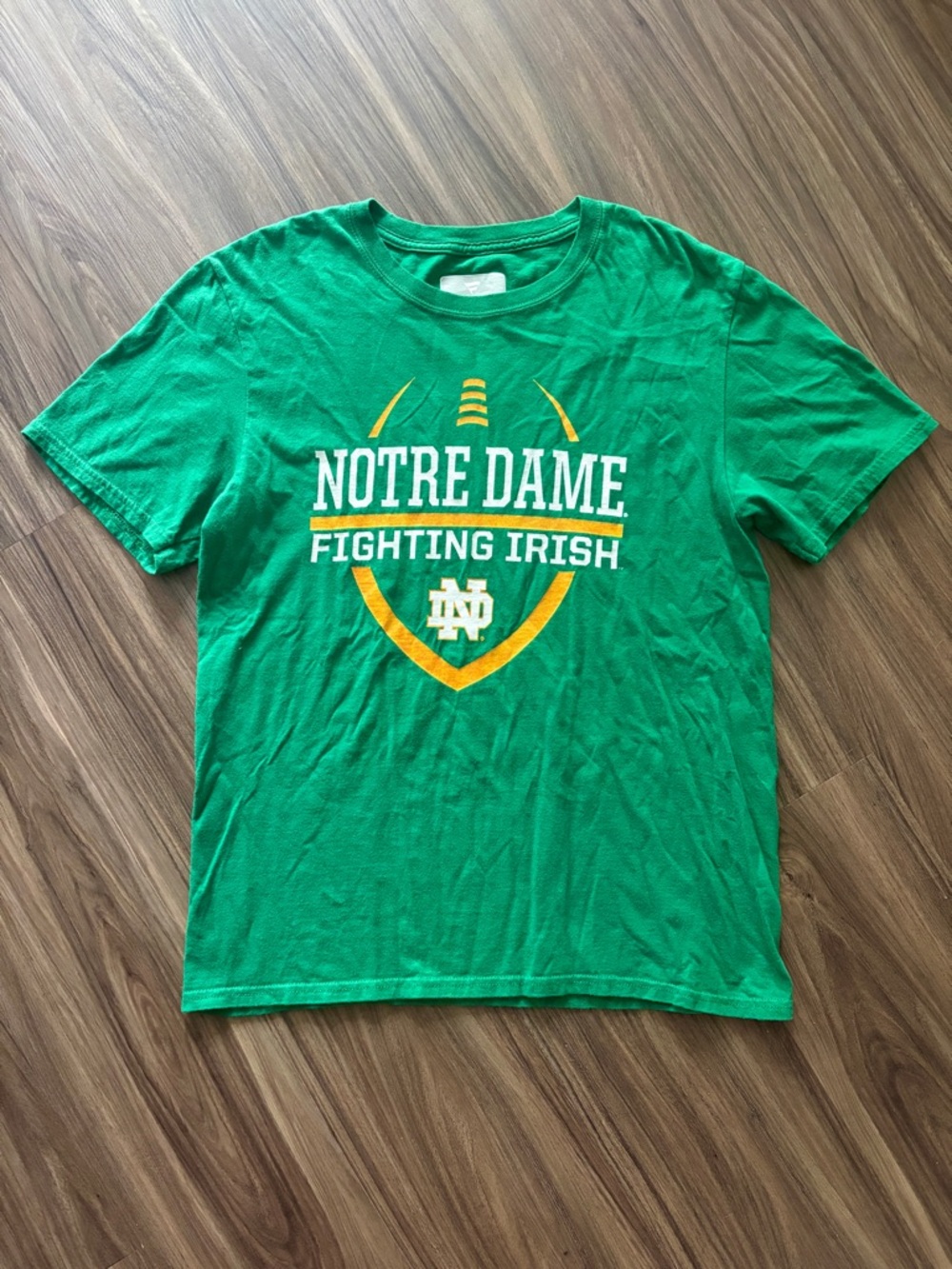 Fanatics Notre Dame Fighting Irish Rare Kelly Green Football Tee
